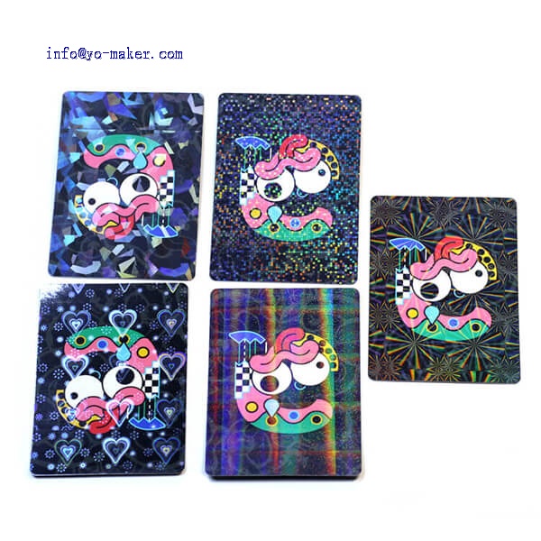 Low MOQ holographic foil cards printing Low MOQ holographic foil cards printing