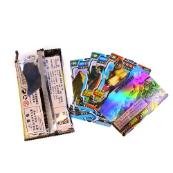 Small quantity low MOQ custom foil bag trading card booster pack printing