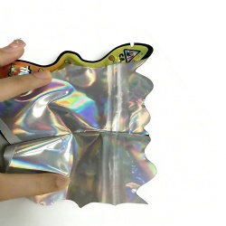 Custom booster pack hologam foil bag blind bag for comic books